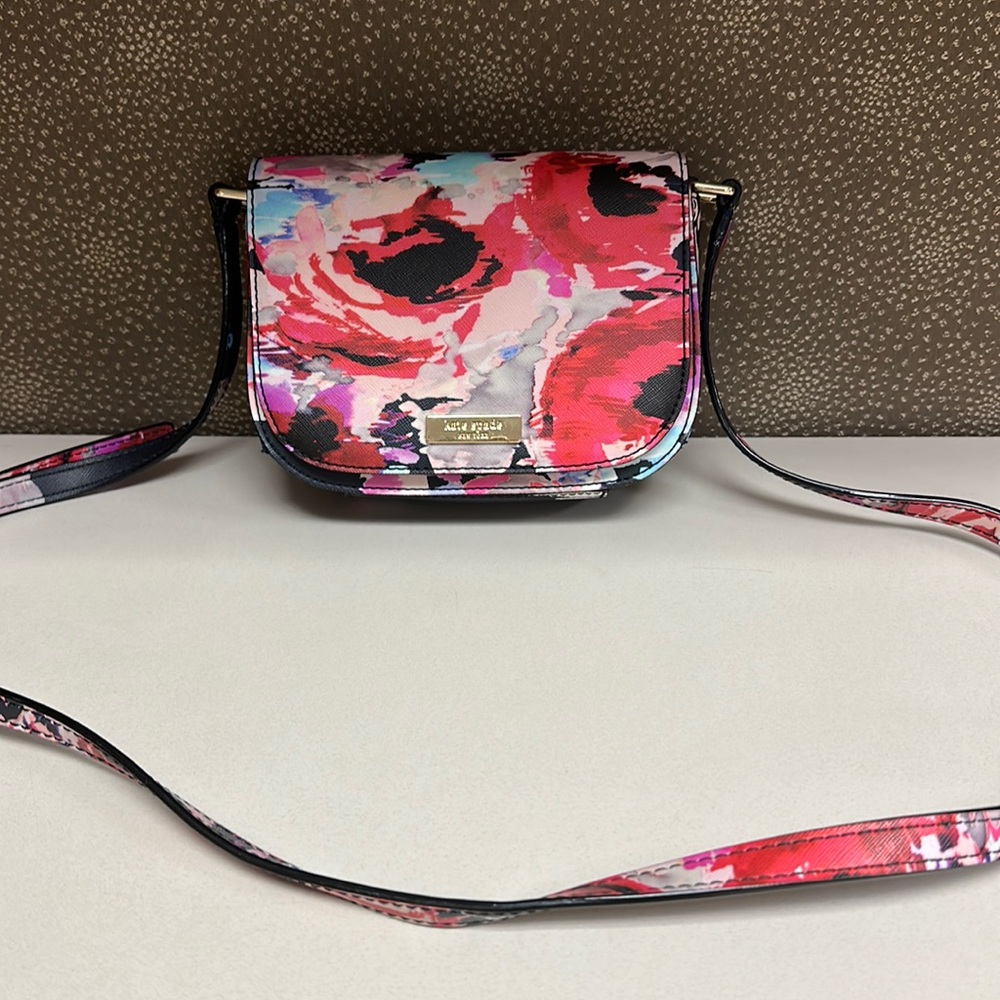 🔥🔥🔥Kate Spade Muticolor Print Mini Crossbody Bag